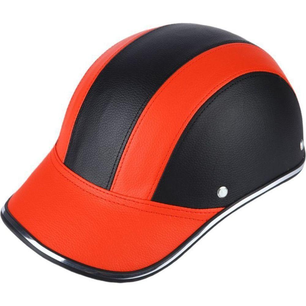 Safety Bicycle Helmet Baseball Cap Style Bike Hard Hat Light Motorcycle Half Helmet MTB