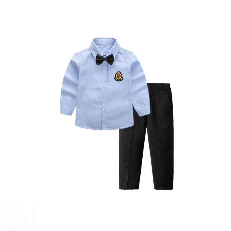 Белый школьный костюм с длинным рукавом для мальчика – Универсальная одежда для выступлений ко Дню защиты детей 1 июня