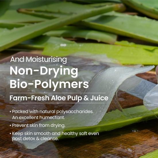 Nat Habit Kali Mitti Men's Face Wash with Kali Mitti & Detoxifying Charcoal for Skin Cleansing, Suitable for Oily & Dry Skin (Pack of 1, 100g)