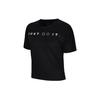 Dri-FIT Sports Crew Neck Letter Pullover Short Sleeve T Shirt Women Tops Black CT6971-010