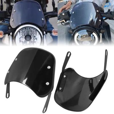 Универсальный мотоциклетный ветровой дефлектор, ветровой обтекатель для Yamaha Kawasaki Suzuki Cafe Racer Harley Honda Motorcycle