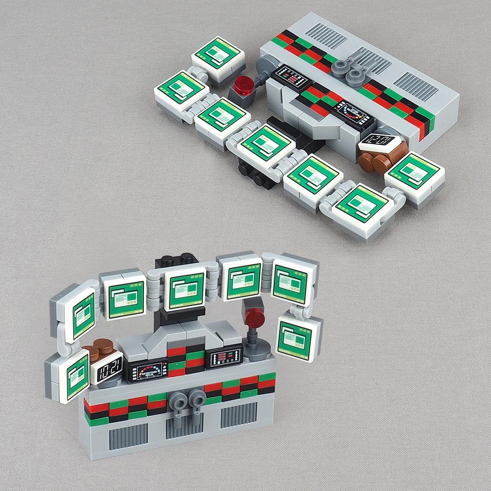 Нетоксичный Moc 1 шт. 3069 3068 Интеллектуальная платформа для компьютерных исследований Набор строительных блоков Пластина с напечатанной панелью управления данными Кирпичные игрушки Подарки