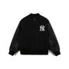 New MLB Baseball Jacket Unisex Black 31JPU9111-50L
