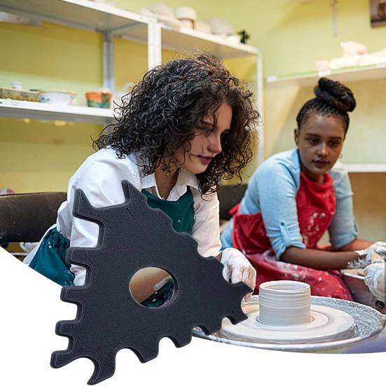 Pottery Rib Ceramics Trimming Tools Portable Multipurpose Clay Forming Sculpting Tool DIY Smoothing Clay Texture Rib Trim Tools