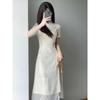 Fresh and Pure Summer 2023 Cheongsam - New Young Chinese Style Dress for a Slimming Fit