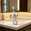Решение для хранения зубных щеток, 3D-печатный держатель в виде улыбающегося зуба, Забавная стоматологическая фигурка для стола, Креативная подставка в форме для ванной комнаты, стоматологических клиник
