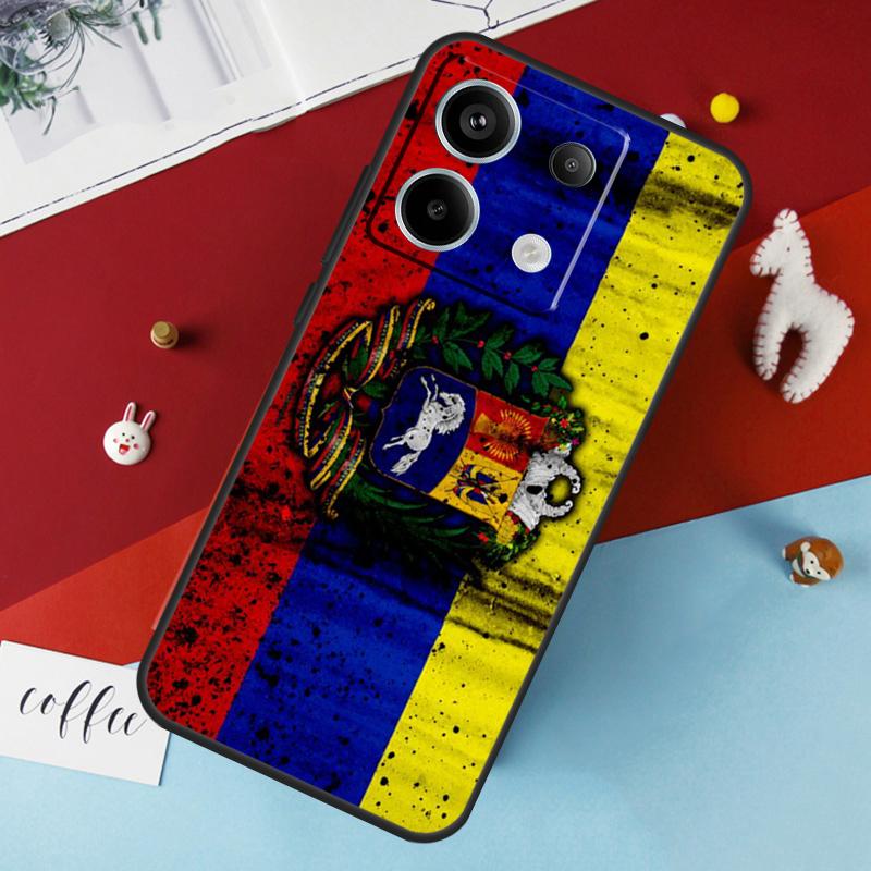 Чехол с изображением флага Венесуэлы и герба для Xiaomi Redmi Note 13 12 11 8 9 10 Pro Note 12S 11S 10S Redmi 12 10C 12C 13C