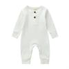 Newborn Infant Toddler Baby Boy Girls Long Sleeve Romper Knitting Jumpsuit Clothes Outfits Warm Plain Winter