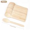 Disposable Wooden Spoon Fork Knife Cutlery Set Rustic Wedding Birthday Party Tableware Decoration Supplies Dessert Cake Scoop