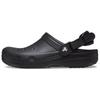 Classic Slip Resistant Work Clog Comfortable and Versatile Hole Shoes for Men and Women In Black