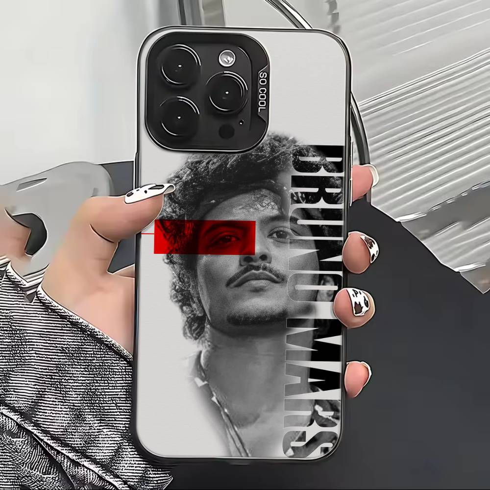 Чехол для телефона с певцом Бруно Марсом для iPhone 17,16,15,14,13,12,11 Plus,Pro Max,XS, Цветной Серебристый Черный Чехол