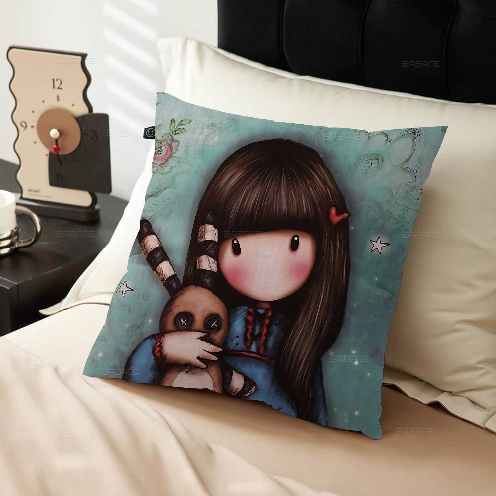 Cute Gorjusses Cartoon S-Santoro Personalized Pillow Dust Cover Bedroom Kids Party Decoration Pillowcase Birthday Children Gift