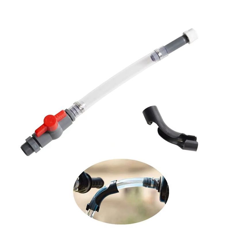 NEW-Fuel Filler Hose Kit For LC2 Jugs Scribner Fuel Jugs VP Racing With Ball Valve Shut& Bendable Hose Bender Oil Tube