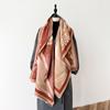 Niche Simple Style Warm Thickened Scarf Women'S Winter Advanced Sense Large Shawl Student Scarf Women