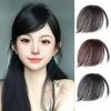 Oblique Bangs Wig Natural Forehead Partial Air Bangs Wig Female Invisible Seamless Fake Bangs