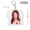 Акриловый двусторонний брелок BLACKPINK: Лиса, Джису, Дженни, Розэ
