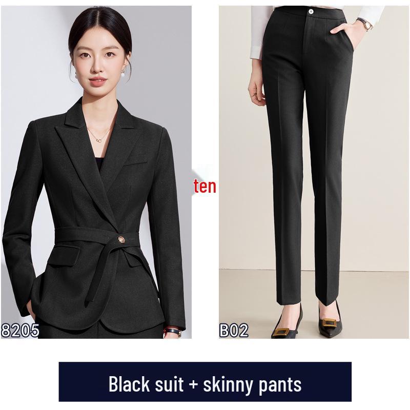 Элегантный женский костюм-блейзер с длинным рукавом: Современный, Роскошный, Стройнящий, Повседневный, Идеальный для Рабочего места или Проведения Мероприятий.