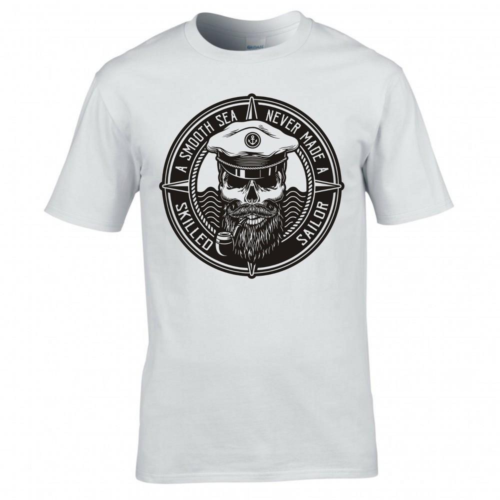 Old School Sailor A Smooth Sea Never Made Tshirt
