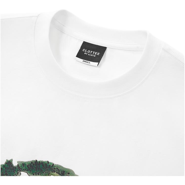 CLOT T Shirts Unisex Crew Neck Moderate CTTE25S11005