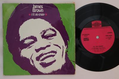 7-дюймовая пластинка JAMES BROWN - I'll Go Crazy NEP44068 Pye Internation 1966 UK Soul/Funk б/у