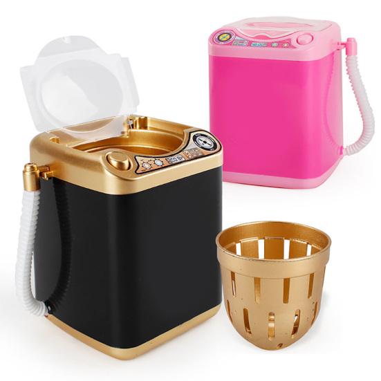 Mini Washing Machine Electric Brushes Cleaning Toy Makeup Dehydration Spin Dryer