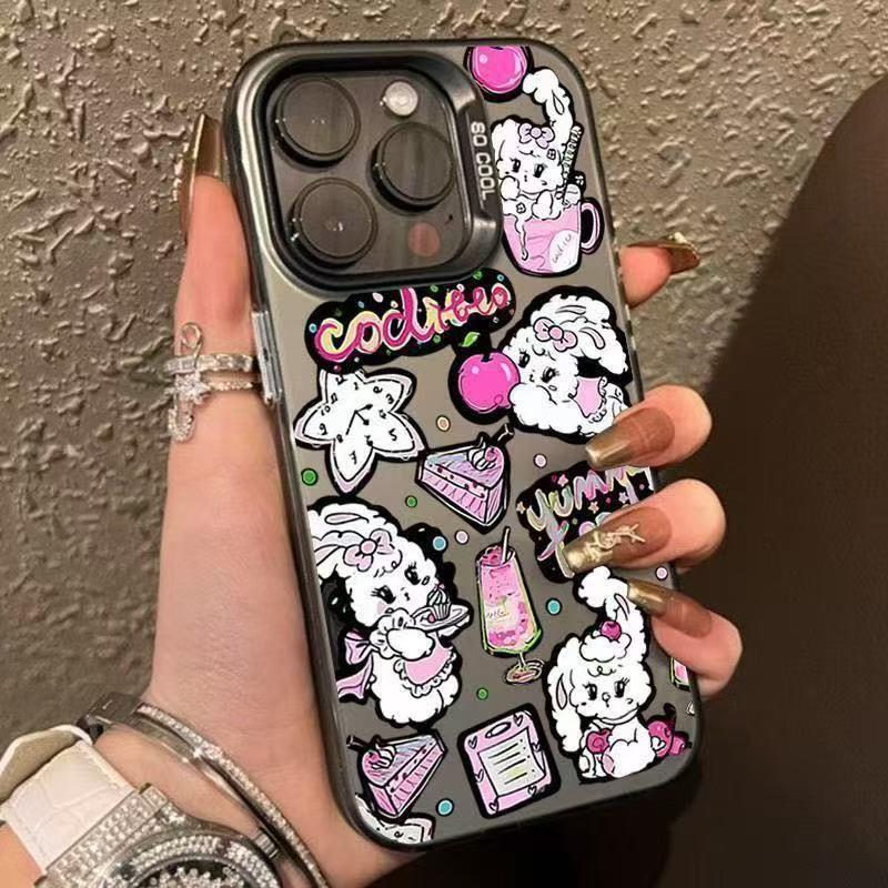 Чехол Soda Mia Apple для iPhone 17 - Подходит для iPhone 16 Pro Max, 15 Pro, 14, 13, 12 - Трансграничный