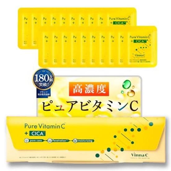 Сыворотка для сужения пор Vinna C Fresh с витамином C, CICA, увлажняющая, с ниацинамидом, Корея, 1 коробка