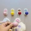 Adhesive Cartoon Hook Bathroom Towel Hook Waterproof Cute Wall Hook for Kitchen Utensils Bedroom Coats