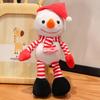 Adorable Plush Christmas Santa Claus Doll Soft Reindeer Elf Snowman Toys For Kids Gifts