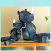 Toy Plush Rhino Cute Cartoon Stuffed Wild Animal Girls Children Gifts Dolls