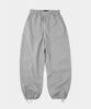 LETTERCOMO Heavy Cotton Piping Wide Sweatpants Gray