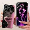 Case For Honor X5C Plus Cover Transparent Luxury Cute Cat Fashion Butterfly Cool Painted Casing For Honor X5cPlus