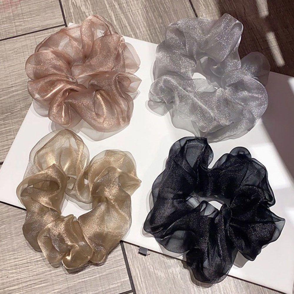Hairband Headwear Fashion Hair Ropes Elastic Hair Ties for Women Girls Oversized Hair Scrunchies