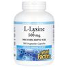 Natural Factors L-Лизин 500 мг Вегетарианские капсулы, 180 шт.