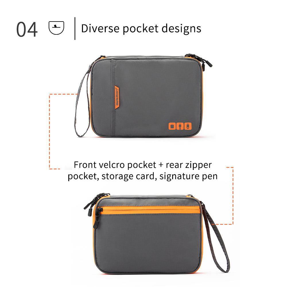 Электронный органайзер, дорожный чехол для электронных аксессуаров, переносная сумка для хранения кабеля, зарядного устройства, телефона, наушников