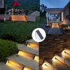 YANHAO P67 Solar Garden Lights, Outdoor Waterproof Solar Stair Lights for Patios, Gardens, Walkways, Fences, Entrances, Paths, Driveways, and