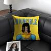 I-Invincible Смешная Мультяшная Наволочка Натуральный Лен Органическая Ткань Двусторонняя Печать Диван Домашний Декор Подарок Чехол для Подушки