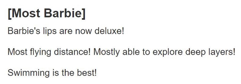 Роб Лур Мост Барби F 36мм 3.4 грамма Плавающая приманка 16 (0222)