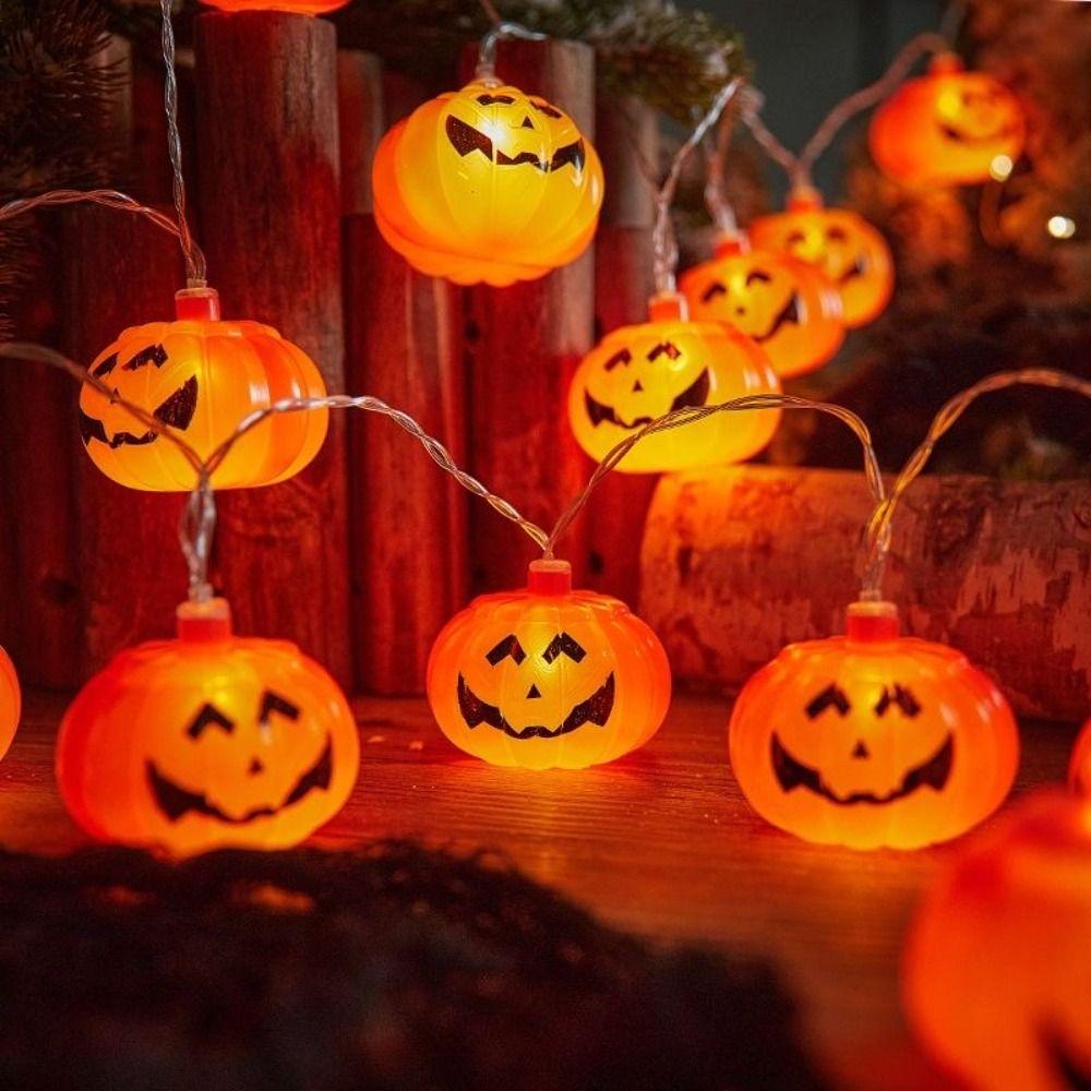2M/ 3M Pumpkin LED String Lights Waterproof Pumpkin Crystal Lights Porch