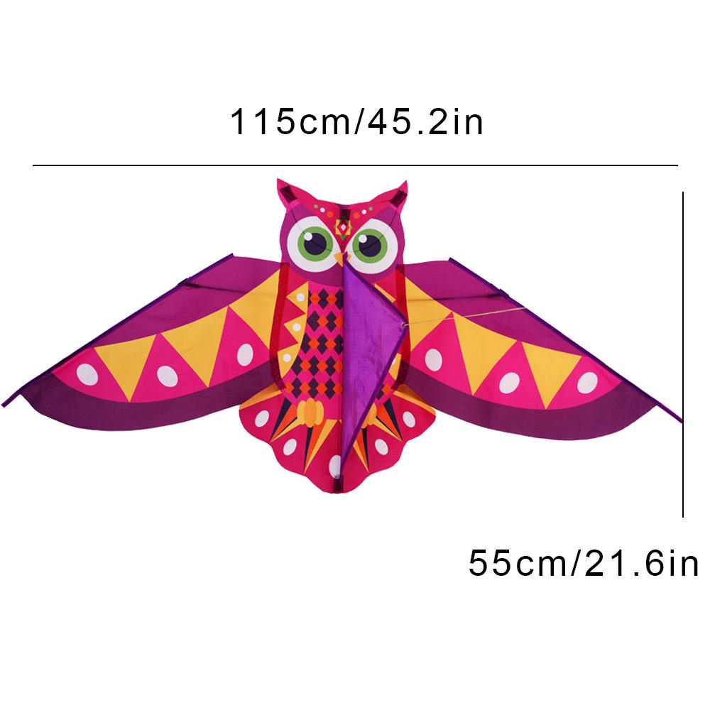 Long Tail Colored Owl Kite Easy To Fly Plastic Flying Toy New Children's Kite Outdoor Sports