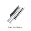 2 Pieces Drawer Slides Under Mount Glide Hide Drawers Track for Bath