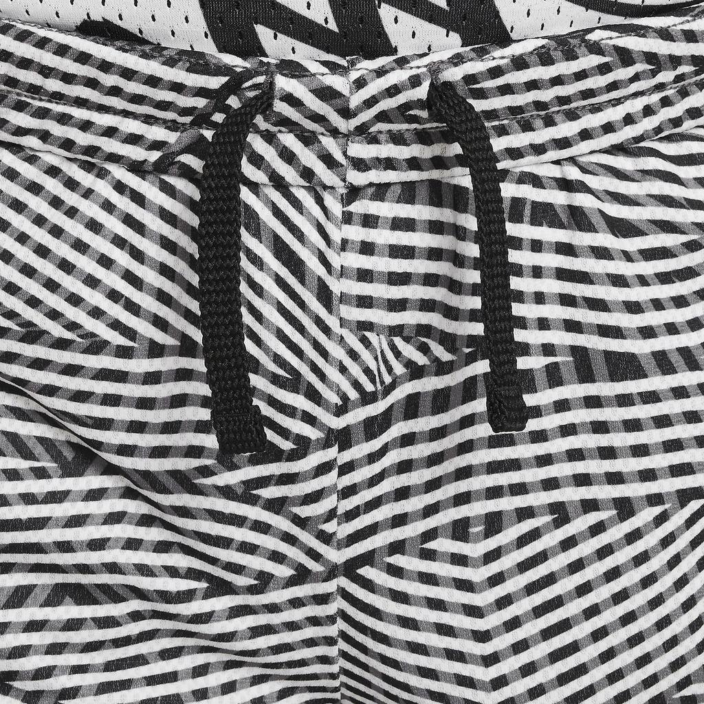 Nike Шорты для баскетбола Dri-FIT DNA Logo с вышитым принтом по всей поверхности, цветные блоки, детские шорты, черные FD4008-010