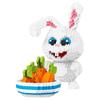 HC Nano Block Mini Block Большой морковный кролик, популярные корейские игрушки