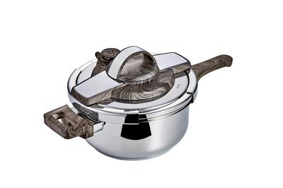 Kevnhaun KEVNHAUN Удобная скороварка с крышкой Кастрюля-скороварка Совместимая с IH кастрюля Крышка-скороварка, которую можно легко открывать и закрывать с помощью