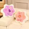 Creative Simple Plush Toy Flower Pillow Peach Blossom Cushion Purple Air East-west Doll