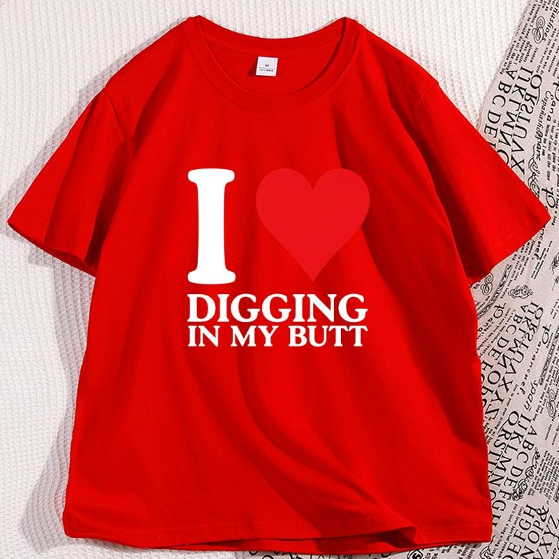 Funny Start Digging Weirdcore Cursed TShirt for Men Cotton Printed Graphic Tees Streetwear Clothing Y2k Streetwear T Shirt