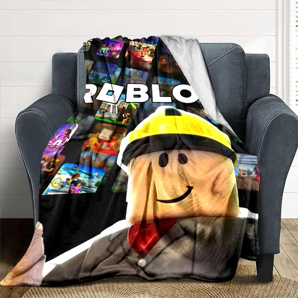 Roblox Blanket Soft Warm Cozy Great for Seaside Office Chair Couch for All Occasions Modern Style Ideal Gift for Friends Family Couples Picnic