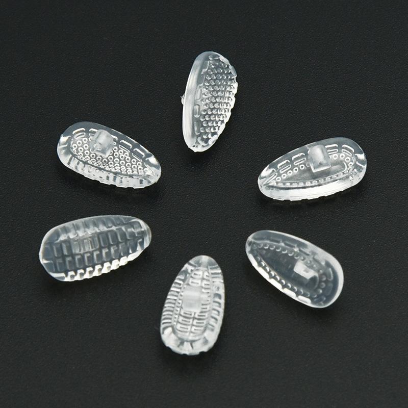 Силиконовые подушечки для очков с воздушным мешком и отверткой, мягкие овальные очки, противоскользящие подушечки для носа, винт, сменные инструменты для ремонта