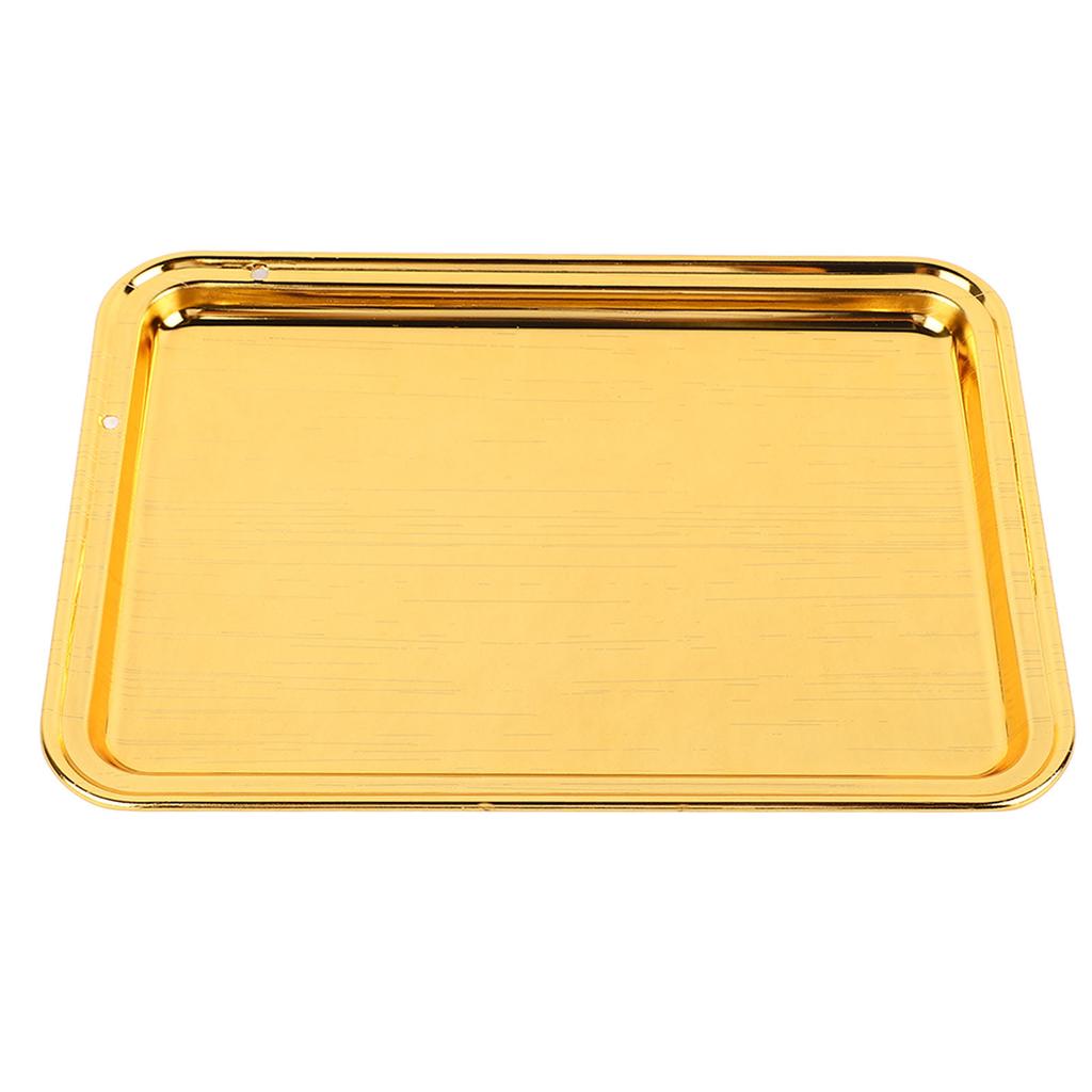 Поднос для сервировки стола в европейском стиле, декоративный прямоугольный поднос для подачи еды в стиле легкой роскоши с цветочным