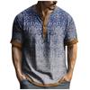 Мужская модная футболка с коротким рукавом и вышивкой с коротким рукавом и принтом на весну и лето